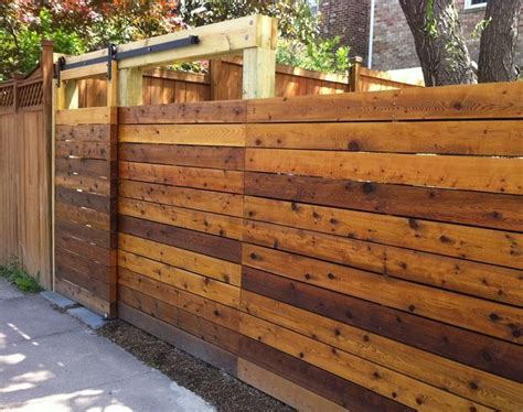 Diy Sliding Wood Fence Gate Woodworking Projects And Plans Sliding