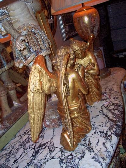 Pair Italian Giltwood Angels For Sale Classifieds