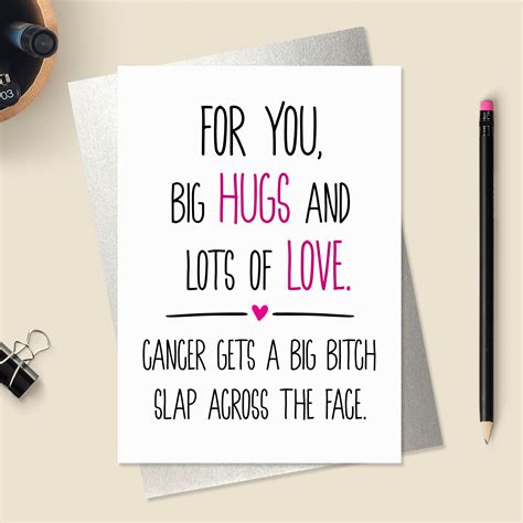 Funny Cancer Card Cancer Encouragement Card Etsy
