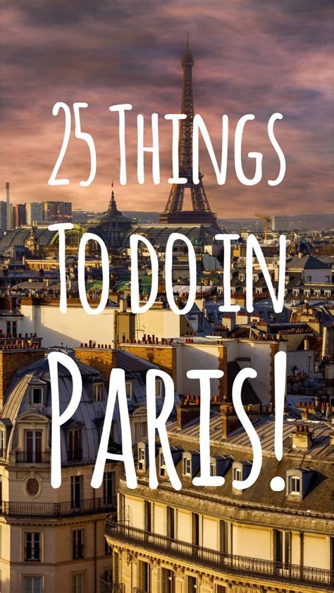 25 Things To Do In Paris