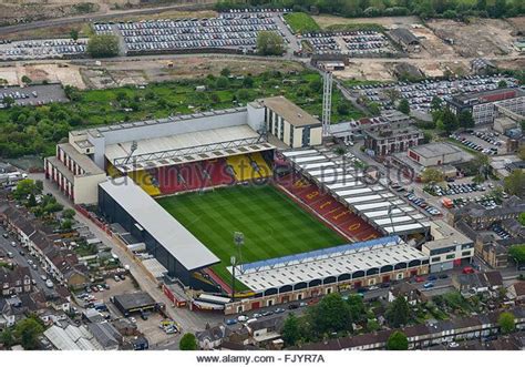 Vicarage Road Watford Football Stadiums Aerial Photography