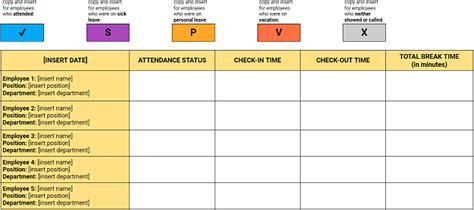 Employee Attendance Tracker Excel Templates Clockify™