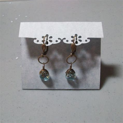 Earring cards can serve multiple purposes by adding a message. How to Create Earring Cards Using Punches - The Beading ...