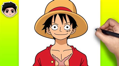 How To Draw Monkey D Luffy One Piece Easy Step By Step Tutorial