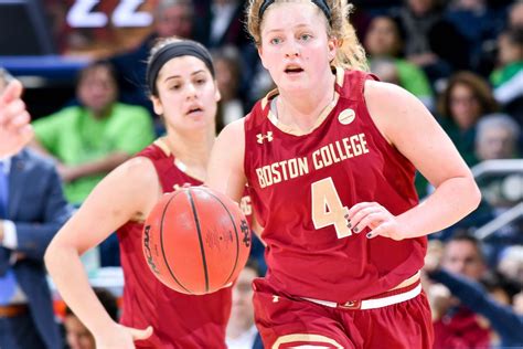 Boston College Womens Basketball Falls To Notre Dame Despite Points From Taylor Ortlepp