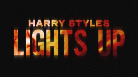 Harry Styles Lights Up Lyric Video Youtube