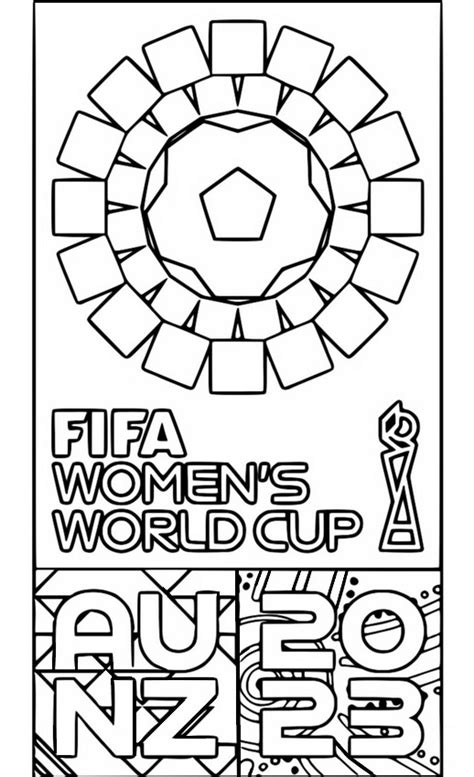 Coloring Page Women S Soccer World Cup Fifa Women S World Cup Au