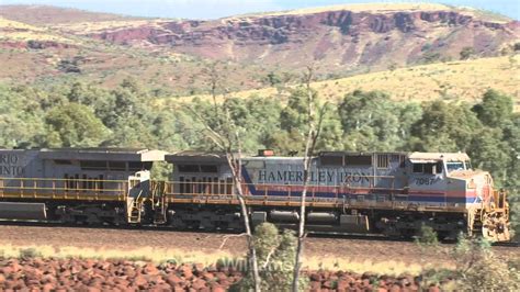 Ge Power In The Pilbara Rio Iron Ore Trains Australian Trains And