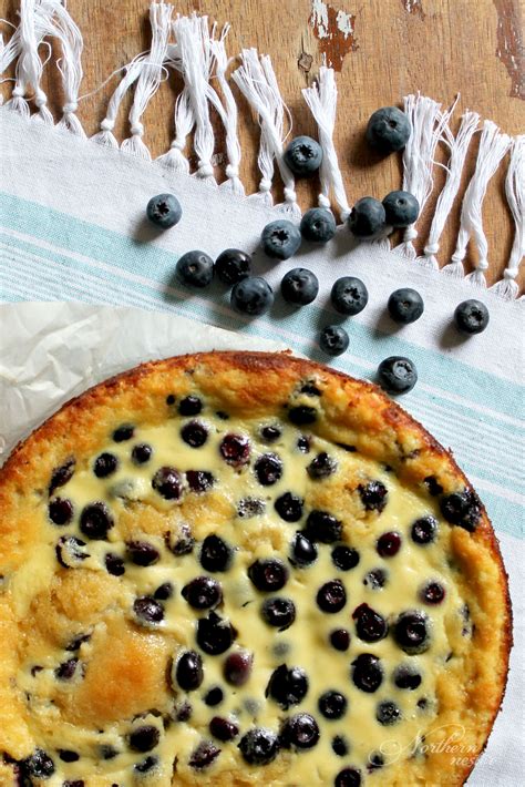 A plain vanilla cheesecake made with cream cheese, sour cream and a touch of gelatin, it's quite so a no bake cheesecake needs to turn to something else, like gelatin. Blueberry Sour Cream Cake | THM: S | Recipe | Blueberry ...