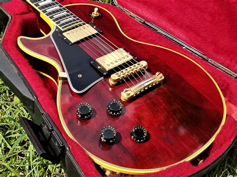 1979 Gibson Les Paul Custom Wine Red 100 Original With Ohsc Exc