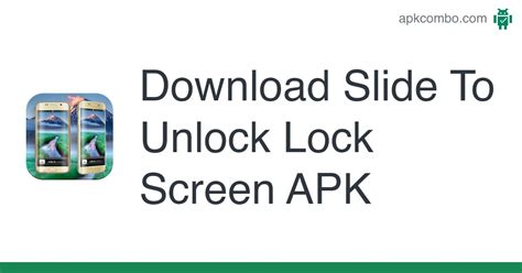 Slide To Unlock Lock Screen Apk Android App Free Download
