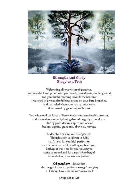Poemas Sobre árvores Com Rimas