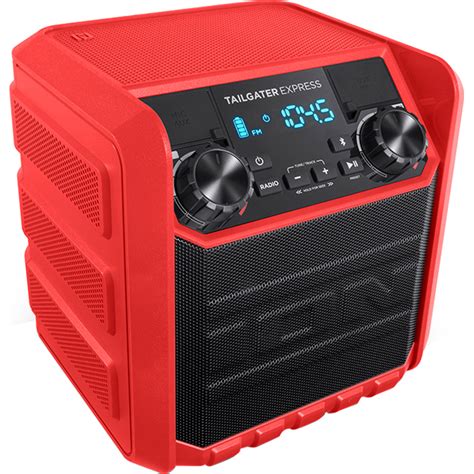 Ion Audio Tailgater Express W Water Resistant Bluetooth Compact
