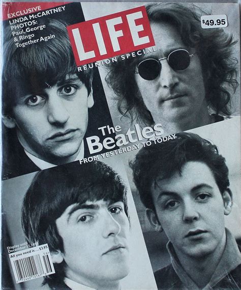 Life Magazine Beatles Reunion Special Magazine Dec 11 1995 Life