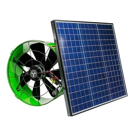 Quietcool 30 Watt Solar Powered Gable Mount Attic Fan In The Gable Vent