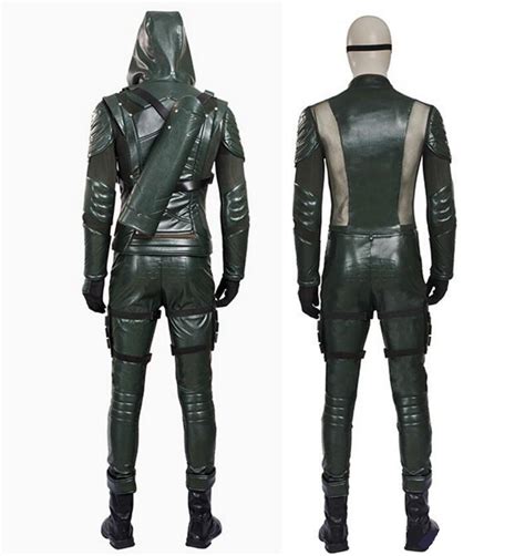 Green Arrow Season 5 Oliver Queen Cosplay Costume Outfit Coserz