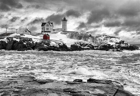 Nubble Lighthouse After The Storm Photograph By John Vose
