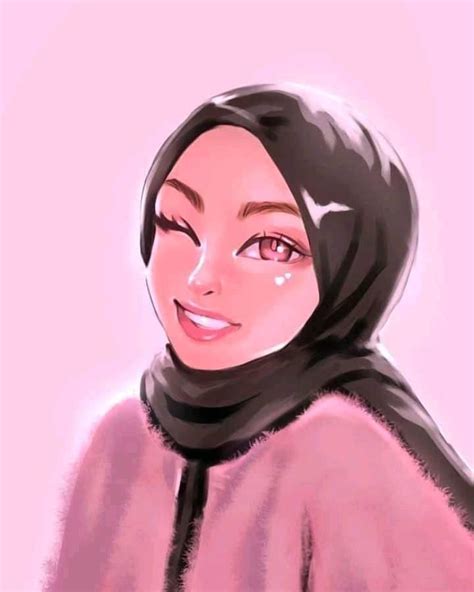 Hijabi Cute Anime Cartoon Girl Images Girls Cartoon Art Cartoon Art