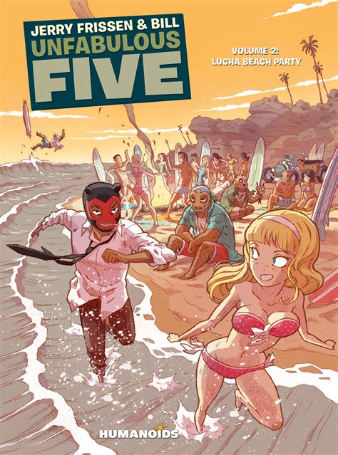 Unfabulous Five Vol Lucha Beach Party Digital Comic