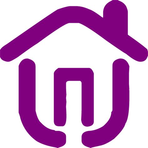 Purple House 2 Icon Free Purple House Icons