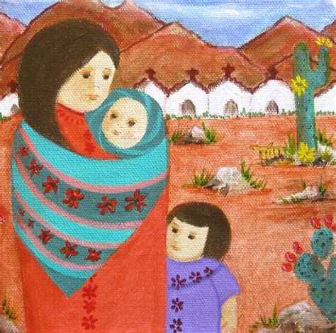 Madre E Hijos Mexican Folk Art Mexican Decor Mexican Folk Art