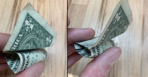 Dollar Bill Origami Pyramid 13 Step Fold The Daily Dabble