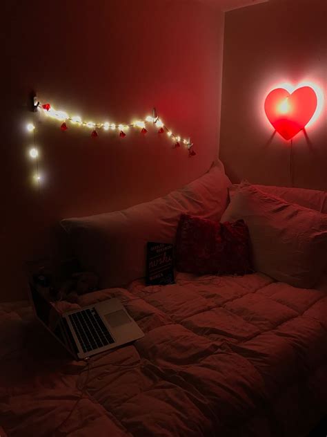 Boringangel Red Lights Bedroom Bedroom Red Room Aesthetic