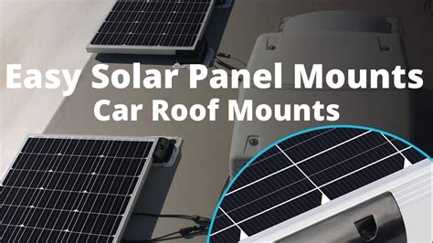 Learn how to install a do it yourself (diy) solar panel on the roof of your house. Mount Solar panels To RV Roof (Easy To Install With These Mounts) - YouTube