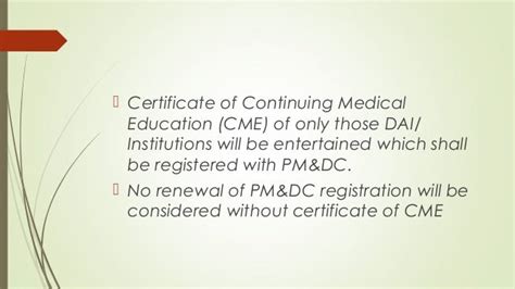 A Review Of Cme Continuing Medical Education And Pmanddc Guidelines
