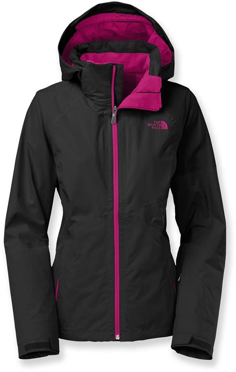 the north face gala triclimate 3 in 1 jacket women s north face womens coat black