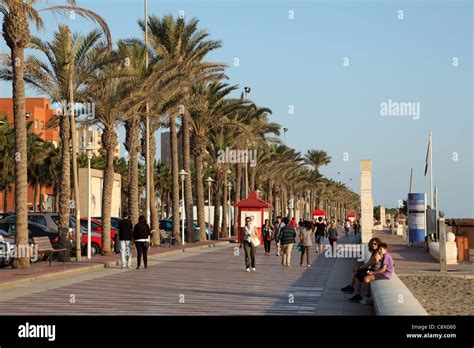 The Promenade In Almeria Spain Stock Photo Alamy