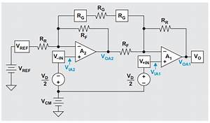 Circuit Analysis Two Op Amp Instrumentation Amplifier Gain