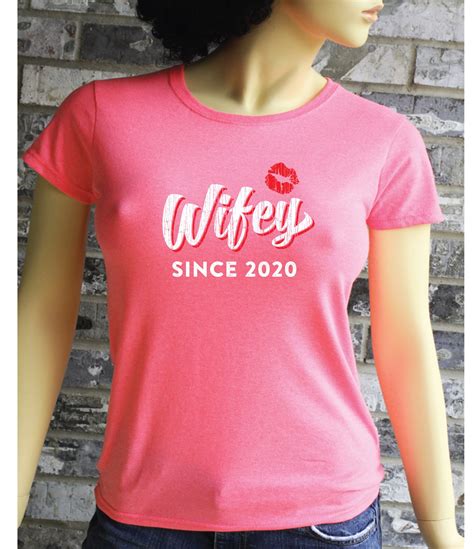 Wifey T Shirt Wife Shirt Just Married Wife T Bride Etsy