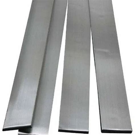 Polished Square Stainless Steel Flat Bars For Construction Size 20