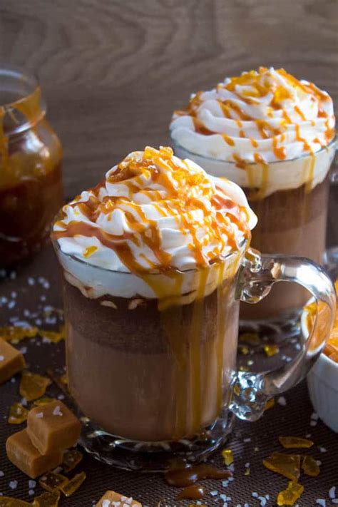 Salted Caramel Hot Chocolate With Salted Caramel Sugar ~ Recipe