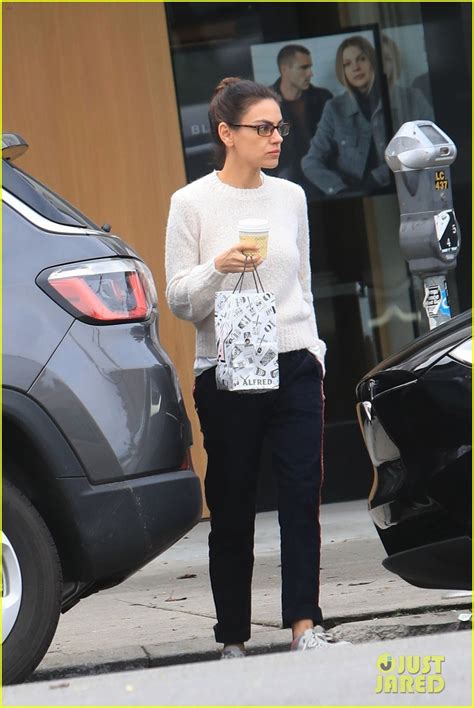 Mila Kunis Wears Glasses During Errands And A Coffee Stop In Los Angeles Photo 4401589 Mila