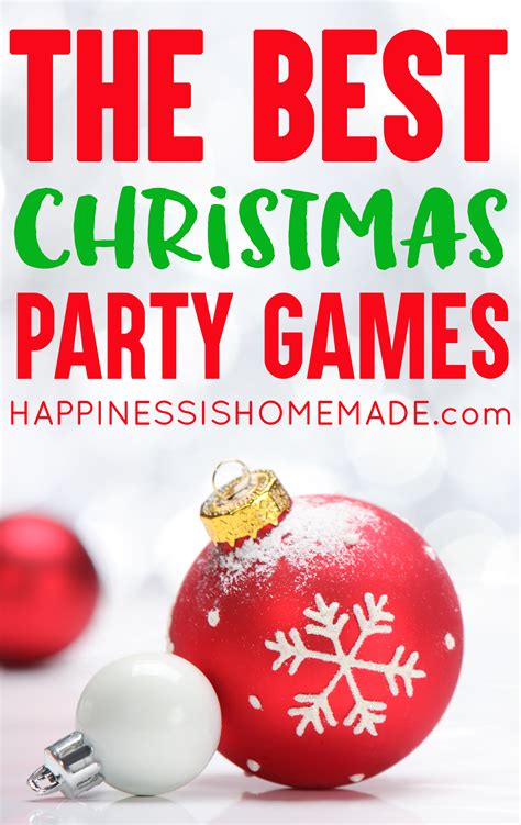 The Best Christmas Games For Kids And Adults Happiness Is Homemade