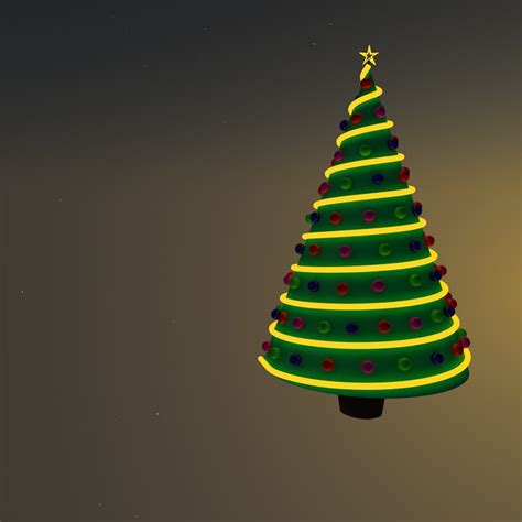 Free Christmas Tree 3d Model