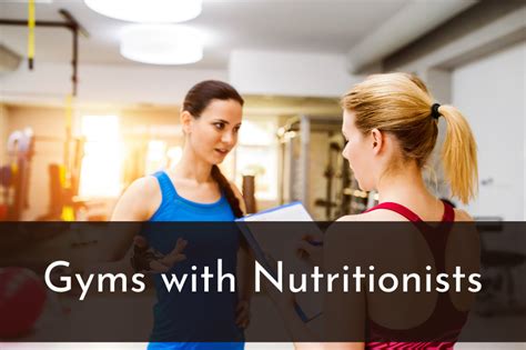 Gyms With In House Nutritionists Services Costs And More Explained