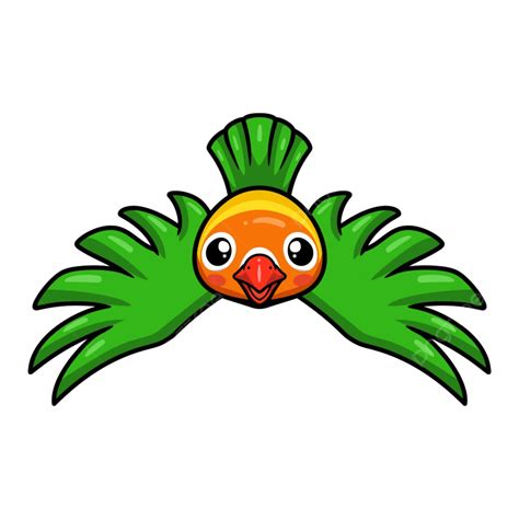 Parrot Flying Vector Png Images Cute Little Parrot Cartoon Flying