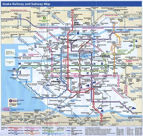 Osaka Subway Chawin Osaka Itinerary Kyoto Map Train Map