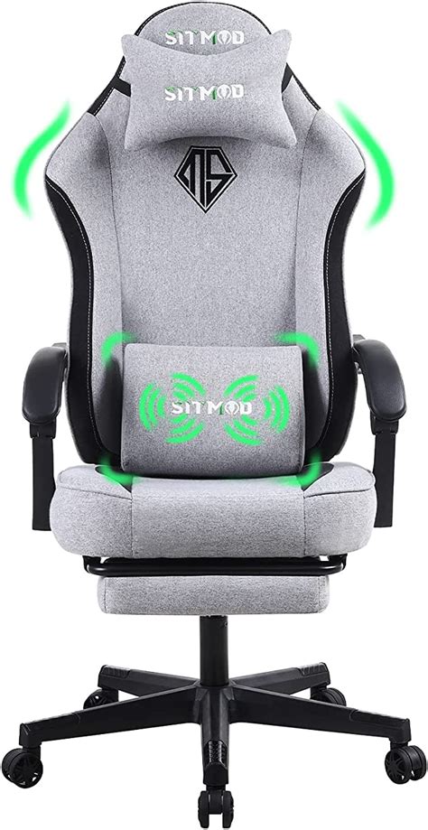 Sitmod Gaming Chair With Footrest Pc Computer Ergonomic