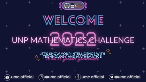 Opening Ceremony Unp Mathematics Challenge 2022 Youtube