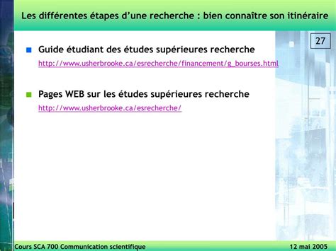 Ppt Les Diff Rentes Tapes De Recherche Savoir O On Sen Va