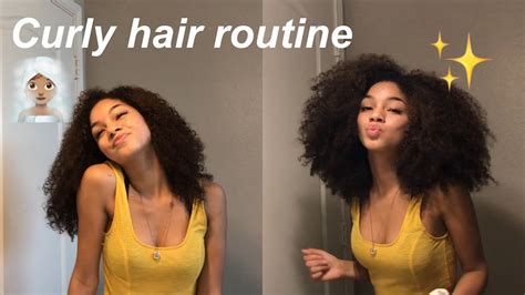 Curly Hair Routine Youtube
