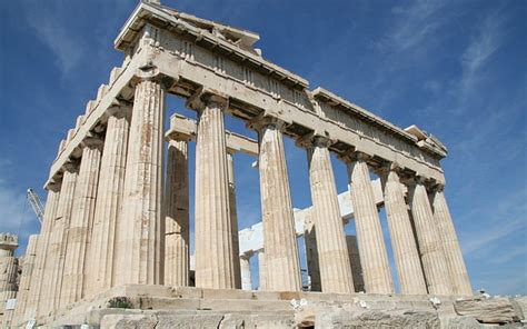 Yunani Athena Akropolis Wallpaper Hd Wallpaperbetter