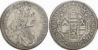 Hanau Münzenberg: 60 Kreuzer 1695 Philipp Reinhard, 1685-1712: VF | MA ...