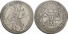 Hanau Münzenberg: 60 Kreuzer 1695 Philipp Reinhard, 1685-1712: VF | MA ...