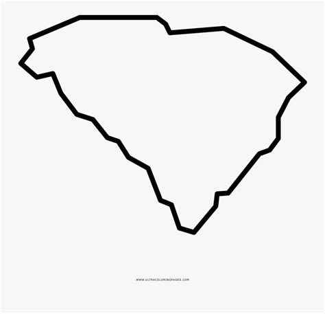 South Carolina Coloring Page South Carolina State Drawing Free