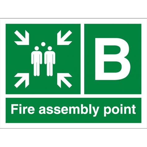 Fire Assembly Point B Signs From Key Signs Uk